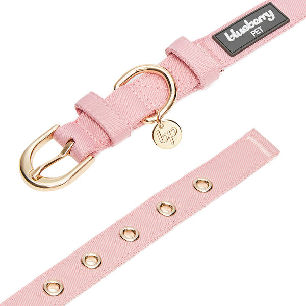 Blueberry Pet - Most Coveted Dog Collar with Bowtie and Pearl