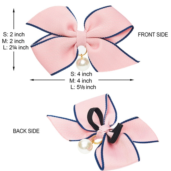 Blueberry Pet - Most Coveted Dog Collar with Bowtie and Pearl