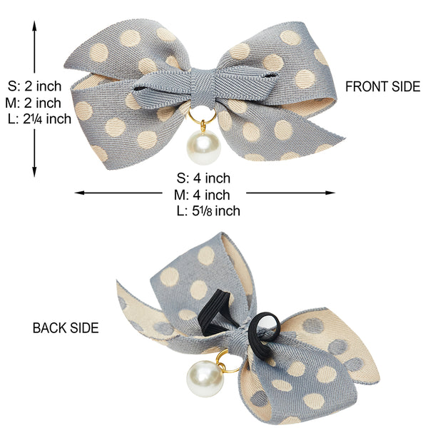 Blueberry Pet - The Most Coveted Dog Collar with Dotty Bowtie and Pearl