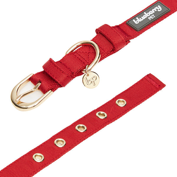 Blueberry Pet - The Most Coveted Dog Collar with Dotty Bowtie and Pearl