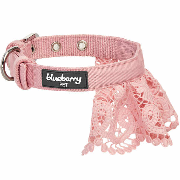 Blueberry Pet - Floral Lace Dog Collar