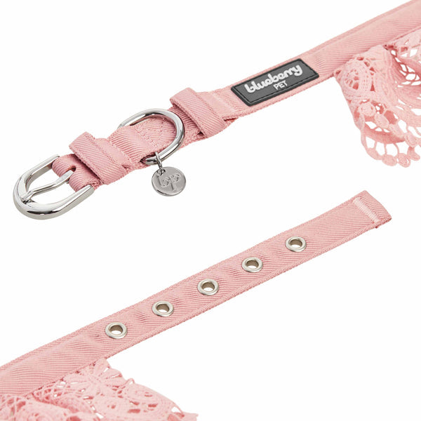 Blueberry Pet - Floral Lace Dog Collar