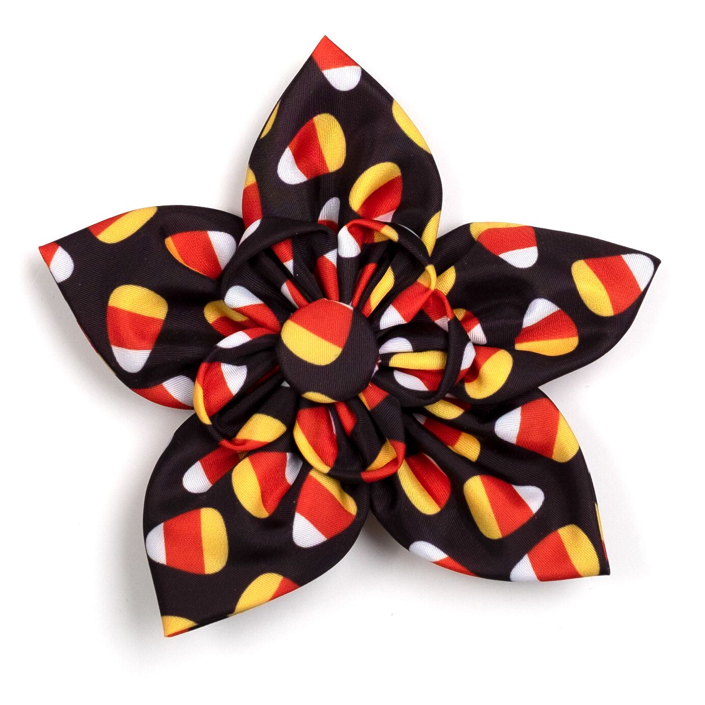 Candy Corn dog flower bow