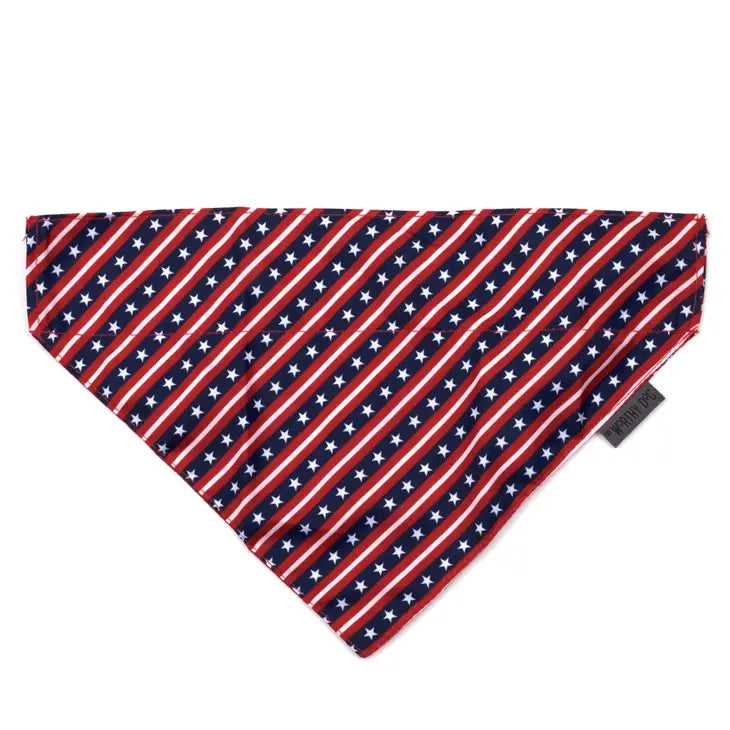 American flag dog bandana