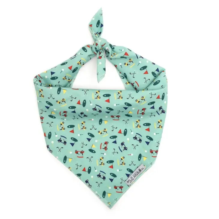 Golf dog bandana