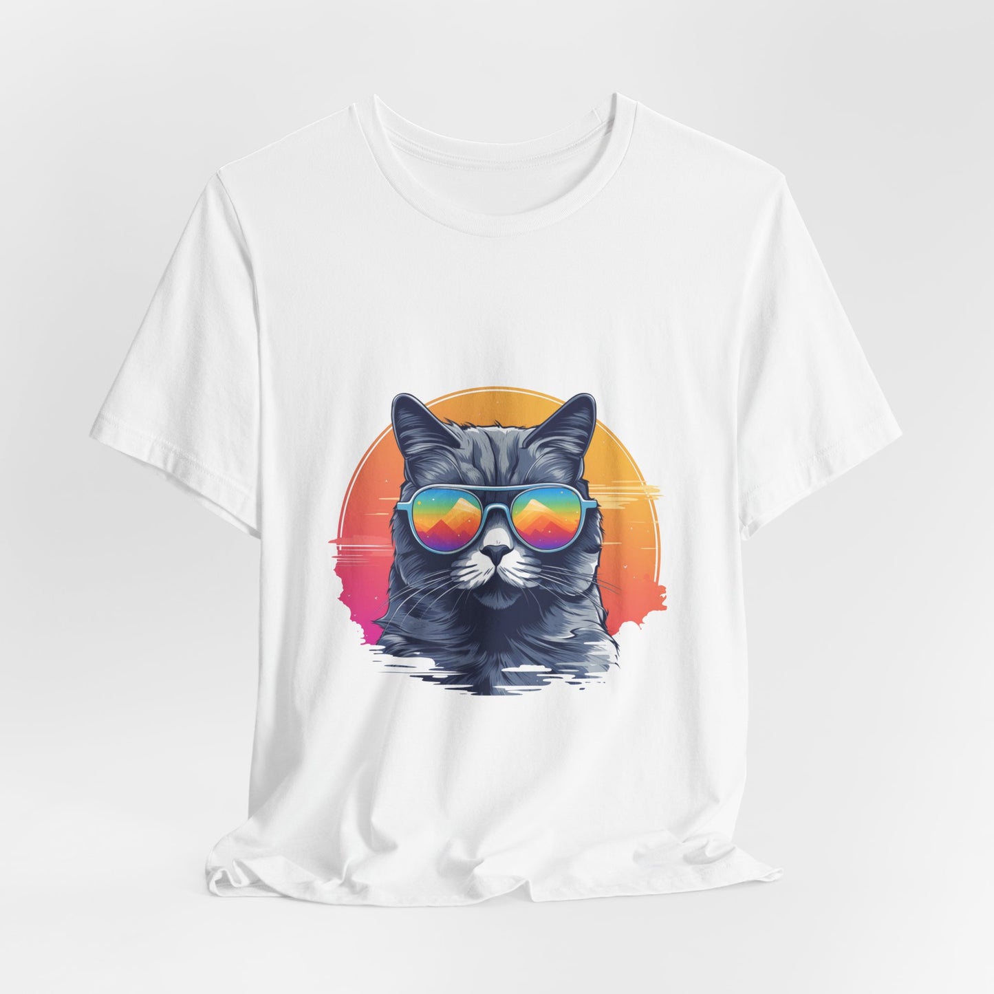 Meowgnificent Spectacles Unisex Jersey Short Sleeve Graphic Tee S-3XL