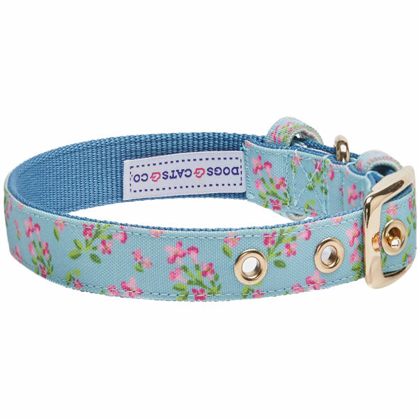Blueberry Pet - Flower Power Canvas Dog Collar