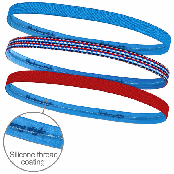 Blueberry Pet - Multicolor Braids Doga Gift Box - 1 Dog Collar/1 Yoga Stretch Strap/3 Headbands