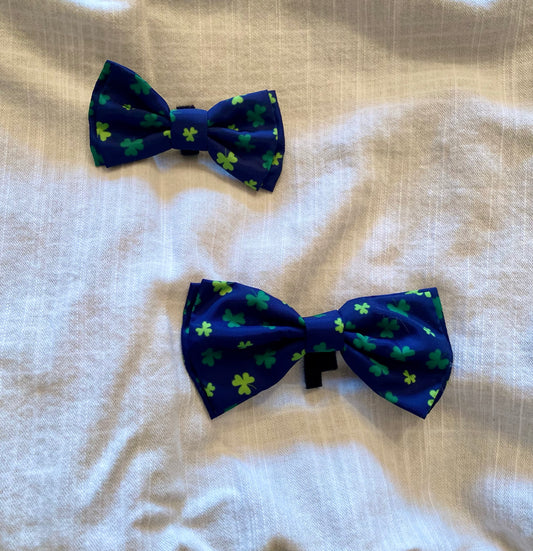 St. Patrick's day pet bow tie.
