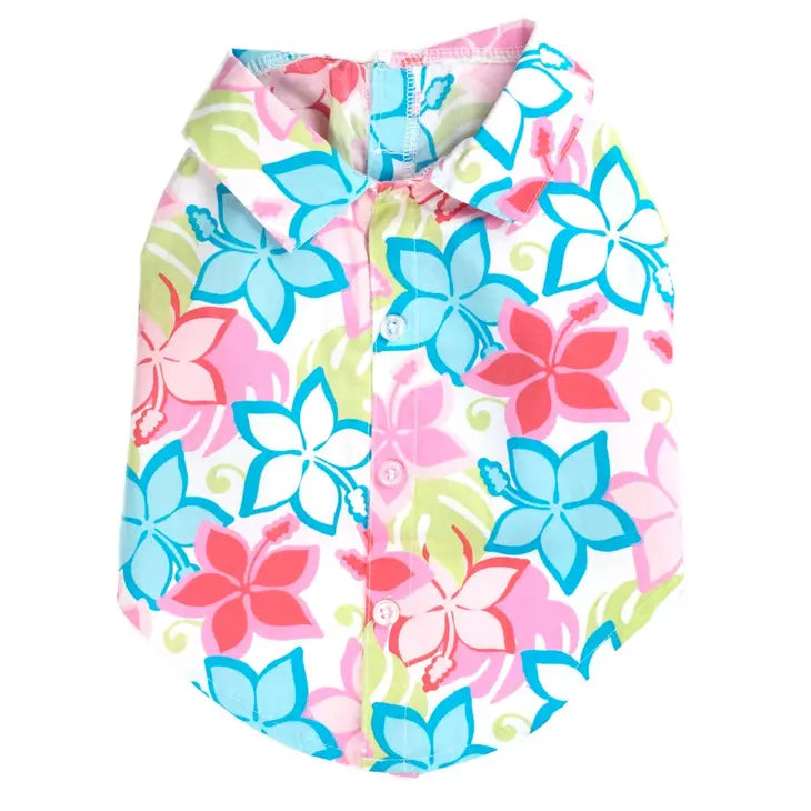 Hibiscus Floral Dog Shirt