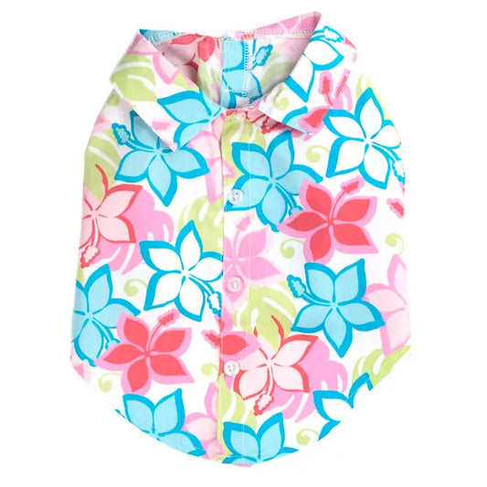 Hibiscus Floral Dog Shirt